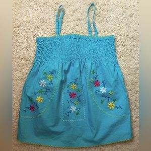 Embroidered Dress THE KIDS SOURCE SZ 6